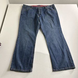 Dockers Jeans Mens Size 44x30 Relaxed Fit Flat Front Medium Wash‎ Denim New